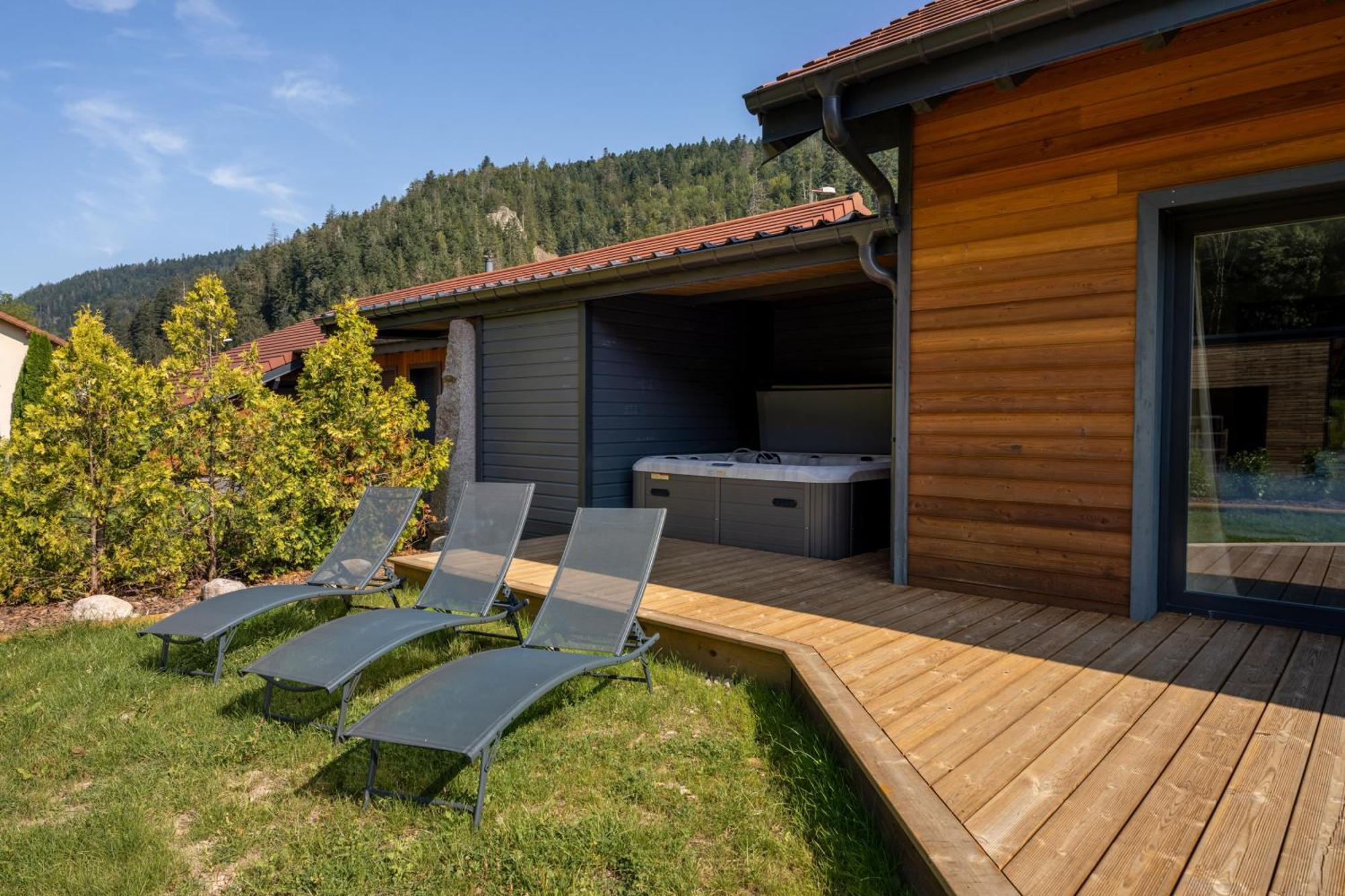 Chalet Nemesia Avec Spa A Gérardmer Εξωτερικό φωτογραφία